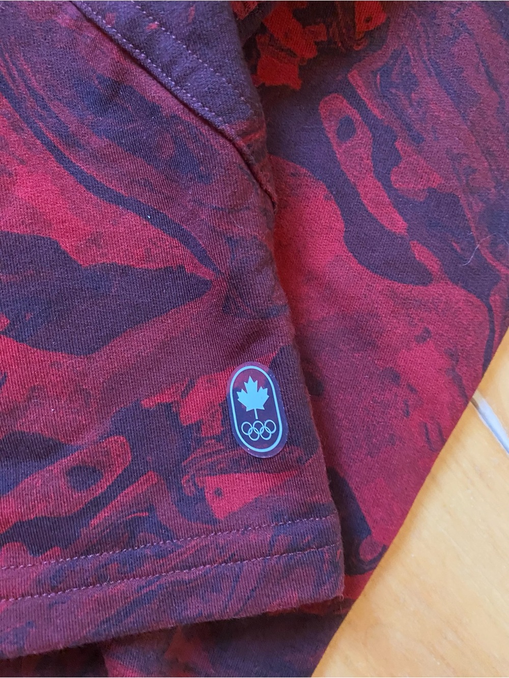 Lululemon Team Canada Olympics All Yours Cropped Hoodie - Red Marble - Picture 11 of 15